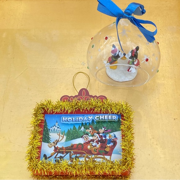 (2) Disney Ornaments - Picture 1 of 16